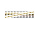 Brass Plated Ball Chain, 2.4mm, 100-feet (Spool)