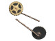 Vintaj Natural Brass Blank, Round, 25mm (pair)