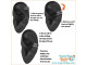Silver Plated Ear Cuff, 6mm, Plain (12 Pieces)