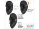 Silver Plated Ear Cuff, 3mm, Plain (12 Pieces)