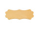 24ga Brass Stamping Blank, Fancy Plaque, 15x37mm (Each)