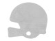 24ga Sterling Silver Blank, Football Helmet, 23x23mm (each)
