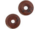 Mahogany Obsidian Gemstone Donut, 25mm (each)