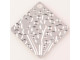 34mm Diamond Aluminum Blank with Hole, 30-gauge (Each)
