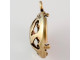 1-Loop Bezel Setting for 12mm 1122 Rivoli Stone - Antiqued Brass Plated (Each)