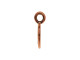 TierraCast Antiqued Copper Plated Ribbon Charm (Each)