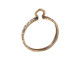 Antiqued Brass Plated Bezels for 14mm Rivolis, 1 Loop (Each)