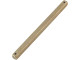 Brass Rectangle Bar Blank with 2 Holes, 2" (Each)