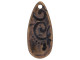 TierraCast Antiqued Brass Plated Jardin Teardrop Charm (Each)