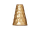 TierraCast Gold Plated Cone, Cast, Hammertone 13mm (Each)