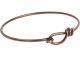 TierraCast Wire Bracelet with Clasp - Antiqued Copper (Each)