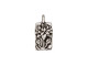 TierraCast Antiqued Silver Plated Floating Lotus Charm (Each)
