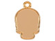 Charm Setting for 2856 18mm Crystal Skull - Gold Plated (Each)