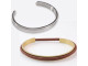 Stainless Steel Hair Tie Bracelet - Gold Plated (each)