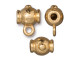 TierraCast Guru Bead - Antiqued Gold Plated (Each)