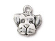 TierraCast Spot Charm - Antiqued Silver Plated (Each)