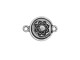 TierraCast Lotus Magnet Clasp - Antiqued Silver Plated (Each)