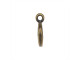 TierraCast Mini North Star Charm - Antiqued Brass Plated (Each)