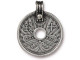 TierraCast Asian Coin Pendant - Antiqued Pewter (Each)