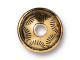 TierraCast Western Bead - Antiqued Gold Plated (Each)