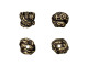 TierraCast Dragon Bead, 8mm - Antiqued Brass Plated (Each)
