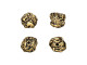 TierraCast Dragon Bead, 8mm - Antiqued Gold Plated (Each)
