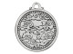 TierraCast Dragon Coin Pendant - Antiqued Silver Plated (Each)