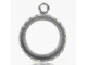 JBB Findings Antiqued Silver Plated Pendant Bezel Setting, 1 Loop, 14mm I.D. (Each)