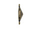 TierraCast Hammered 10mm Cushion Setting, 2 Loop - Antiqued Brass Plated (Each)