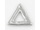 ImpressArt Pewter Blank, Small Organic Triangle Washer (Each)