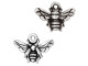 TierraCast Honeybee Charm - Antiqued Silver Plated (Each)