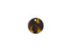 Acetate Coin Charm, 14mm - Tortoise Shell (Each)