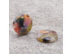 Acetate Coin Charm, 14mm - Garden Party (Each)