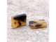 Acetate Rectangle 2-hole Connector, 14x10mm - Light Tortoise (Each)