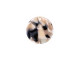 Acetate Coin Charm, 20mm - Black Pearl (Each)