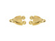 TierraCast Hammertone Stitch-In Link - Gold Plated (Each)