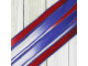 Hand Dyed Silk Ribbon, 32-36", Betsy Ross Blend (Each)