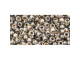 TOHO Glass Seed Bead, Size 8, 3mm, Gold-Lined Black Diamond (Tube)