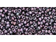 TOHO Glass Seed Bead, Size 11, 2.1mm, Metallic Amethyst Gun Metal (Tube)