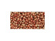 TOHO Glass Seed Bead, Size 11, 2.1mm, Gilded Marble Red (Tube)