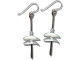 TierraCast Sterling Silver French Hook Earring Wires, Plain (dozen)