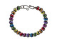 Weave Got Maille Double Orbital Chain Maille Bracelet Kit - Black Rainbow (Each)