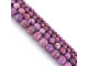 Crazy Lace Calcite 6mm Round Gemstone Beads, Pink (strand)