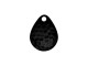 Weave Got Maille Black & Silver Hammered Mermaid Scales, Large (fifty)