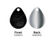 Weave Got Maille Black & Silver Hammered Mermaid Scales, Medium (fifty)