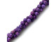 Crazy Lace Calcite 8mm Round Gemstone Beads, Purple (strand)