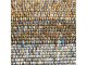 6mm Round Gemstone Bead - Antique Blue/ Brown Dzi Agate (strand)