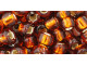 TOHO Glass Seed Bead, Size 3, Silver-Lined Smoky Topaz (Tube)