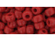 TOHO Glass Seed Bead, Size 3, Opaque Pepper Red (Tube)