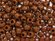 TOHO Glass Seed Bead, Size 3, Opaque Terra Cotta (Tube)